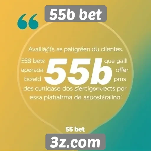 Avaliações de clientes sobre o 55b bet