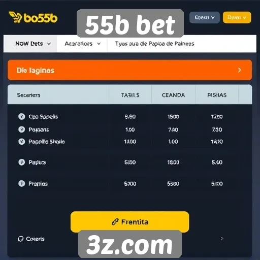 Comparação das taxas de pagamento no 55b bet